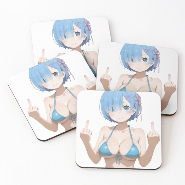 Item preview, Anime Middle Finger - Rem Waifu designed and sold by Kuroi Pixel.