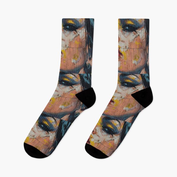Item preview, Cigar Drama - A Bold Abstract Portrait of Feminine Strength Music and Vivid Expression designed and sold by OlfactoART Studio.