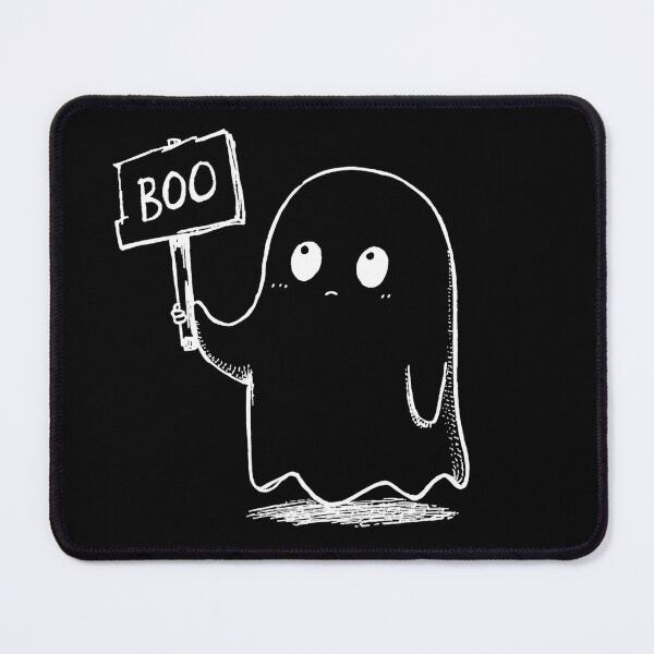 Item preview, Cute White Ghost – Funny “Boo” Cartoon Halloween Design designed and sold by Mewiii.