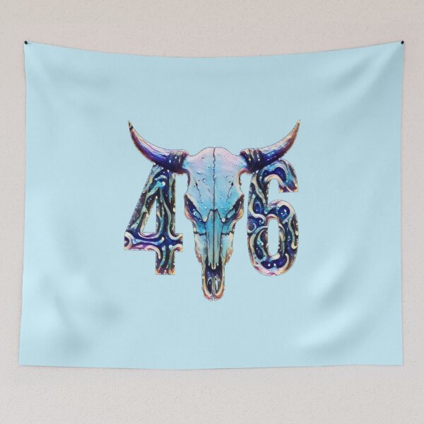 Item preview, Western 406 Cowboy Skull – Rustic Western Cowboy Skull | Longhorn Skull Art | Vintage Longhorn Skull designed and sold by creativerooney.