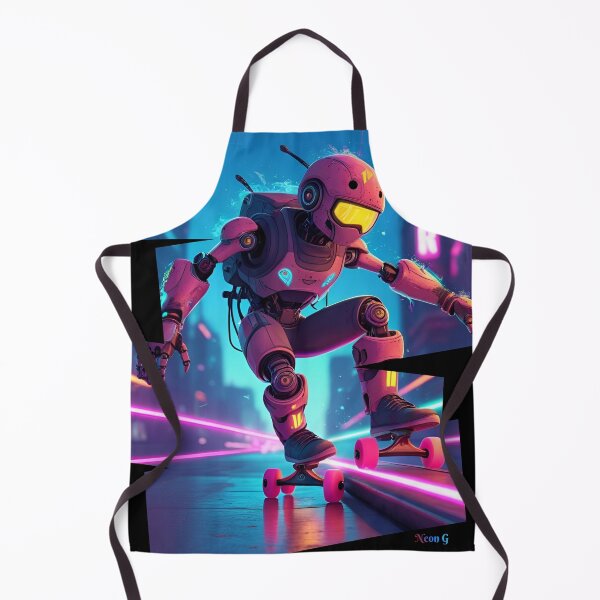 Item preview, Skater robot with neon spray 1 designed and sold by Neon G.