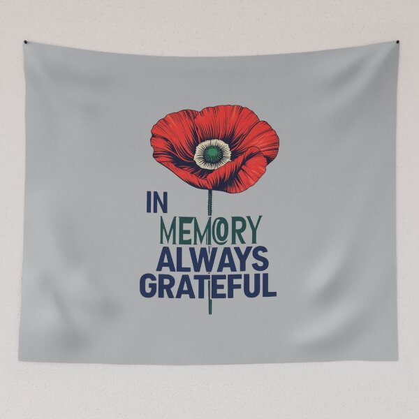 Item preview, Solemn Poppy Remembrance Honor designed and sold by Zakrytos ★★★★★.