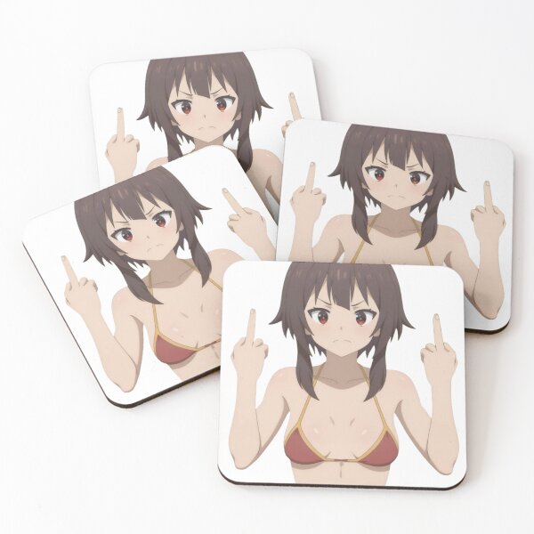Item preview, Anime Middle Finger - Megumin designed and sold by Kuroi Pixel.