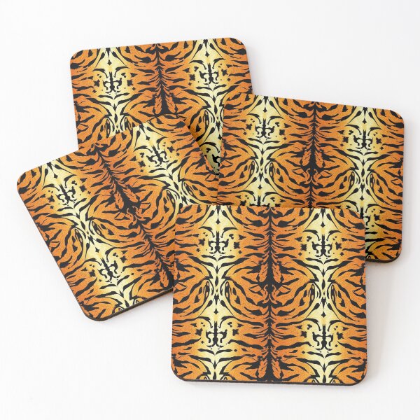 Item preview, Rustic Seamless Tiger Print Pattern for Cozy Decor and Clothing designed and sold by TheGaliyaStudio.