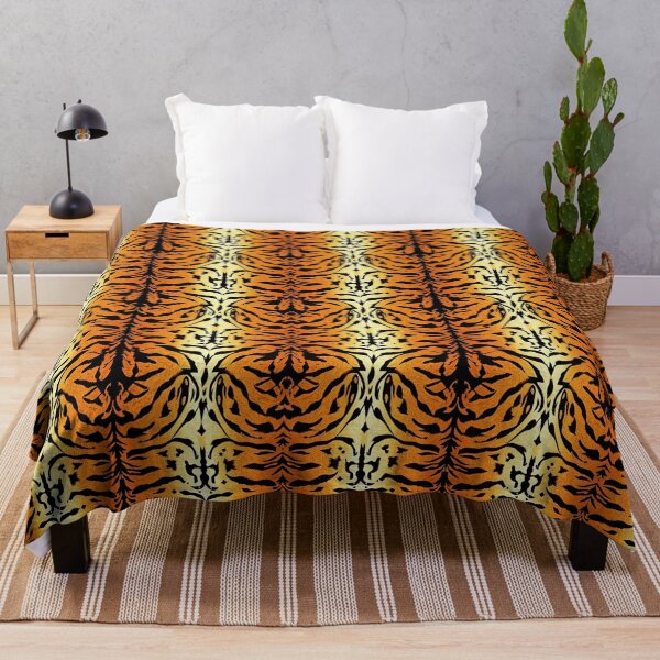 Item preview, Rustic Seamless Tiger Print Pattern for Cozy Decor and Clothing designed and sold by TheGaliyaStudio.