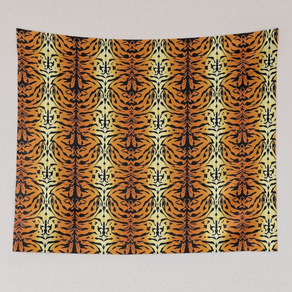 Item preview, Rustic Seamless Tiger Print Pattern for Cozy Decor and Clothing designed and sold by TheGaliyaStudio.