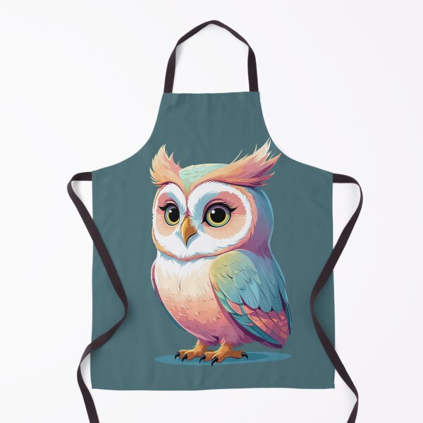 Item preview, Illustration of a Colorful Owl with Big Eyes designed and sold by Prachodayat Artworks.