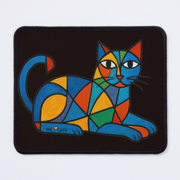 Item preview, Cubist Art Styled Cat designed and sold by WeLoveCatss.