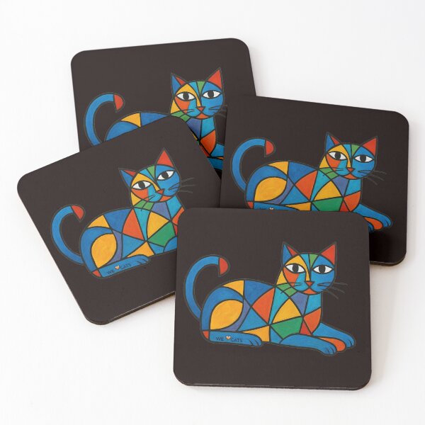 Item preview, Cubist Art Styled Cat  designed and sold by WeLoveCatss.