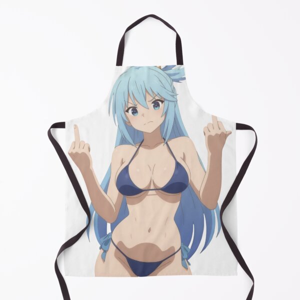 Item preview, Anime Middle Finger - Aqua waifu designed and sold by Kuroi Pixel.