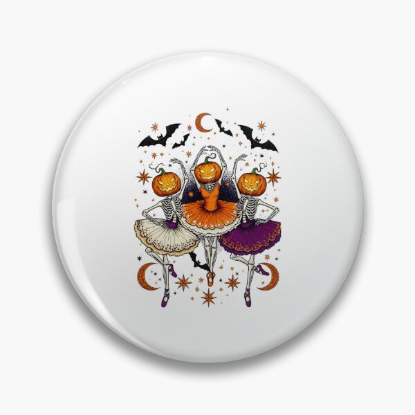 Artikelvorschau, Ballett Kürbis Skelett Gruseliges Halloween Tanz Design entworfen und verkauft von Teetreasure2.