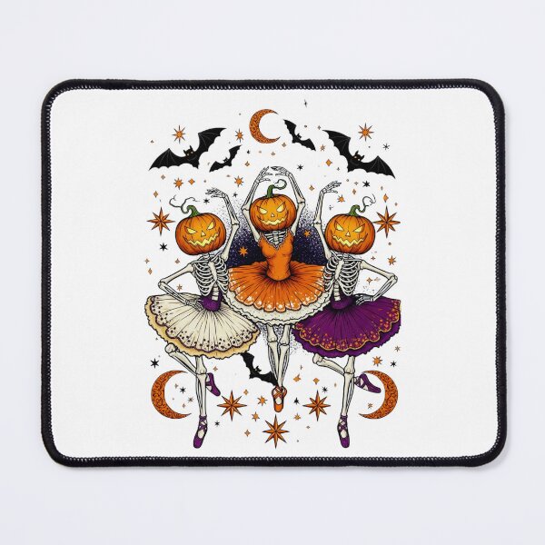 Item preview, Ballet Pumpkin Skeleton Scary Halloween Dance Design designed and sold by Teetreasure2.