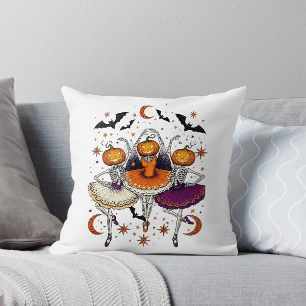 Item preview, Ballet Pumpkin Skeleton Scary Halloween Dance Design designed and sold by Teetreasure2.