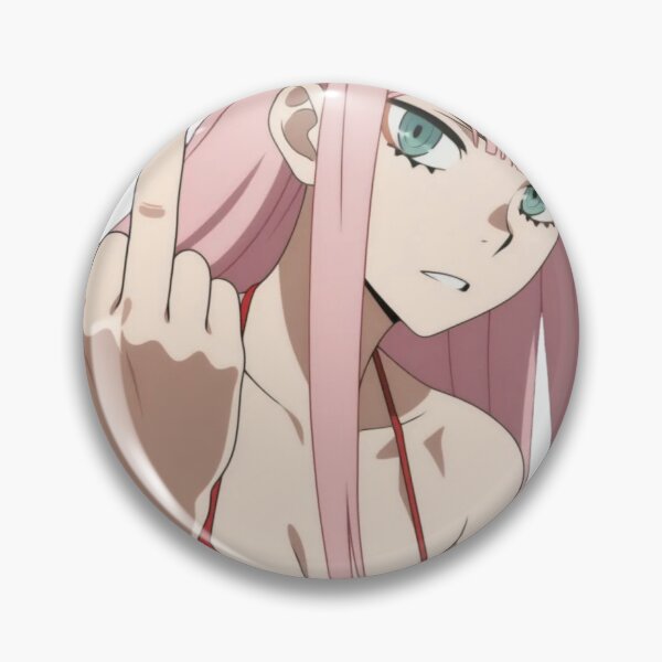 Item preview, Anime Middle Finger - Zero Two designed and sold by Kuroi Pixel.