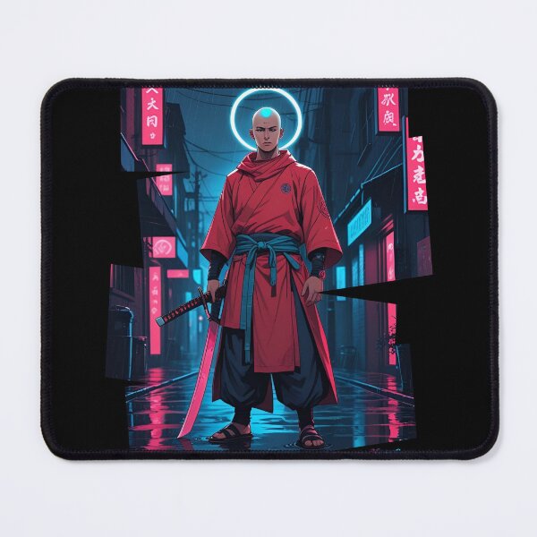 Item preview, Urban monk with LED halo and katana 1 designed and sold by Neon G.