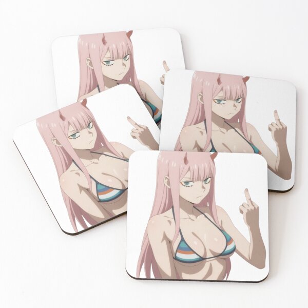 Item preview, Anime Middle Finger - Zero Two waifu designed and sold by Kuroi Pixel.