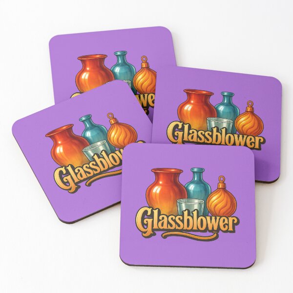 Item preview, Glassblower's Harmony – Colorful Artisan Glass Vessels designed and sold by AgonGM.