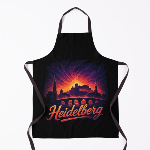 Item preview, Heidelberg city silhouette magnificent gift designed and sold by Pineapple-Tree.