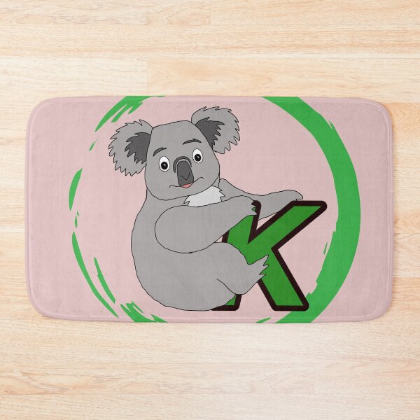 Item preview, Cute Koala Letter K - Australian Animal Alphabet for Nursery Wall Art designed and sold by illeN-Art-World.