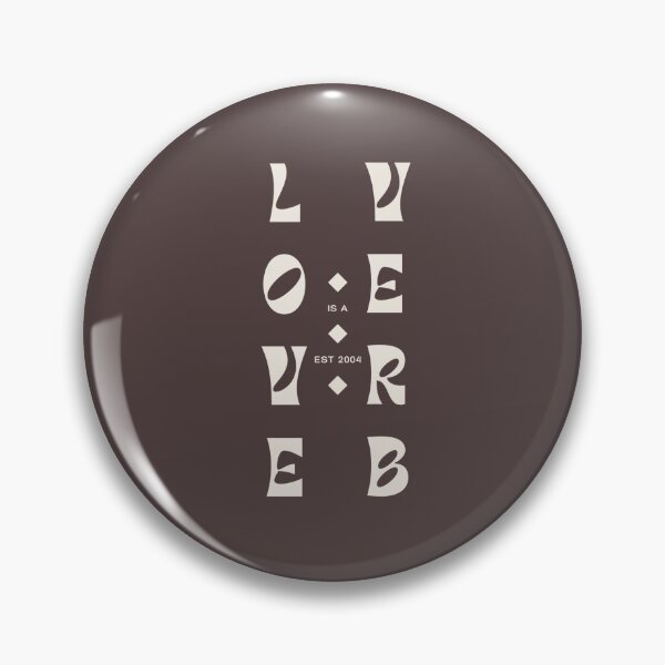 Item preview, LOVE is a VERB here in my room designed and sold by ZeppyArt.