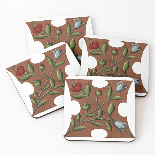 Item preview, Medieval Flower Motif 2 designed and sold by HawthorneFlame.