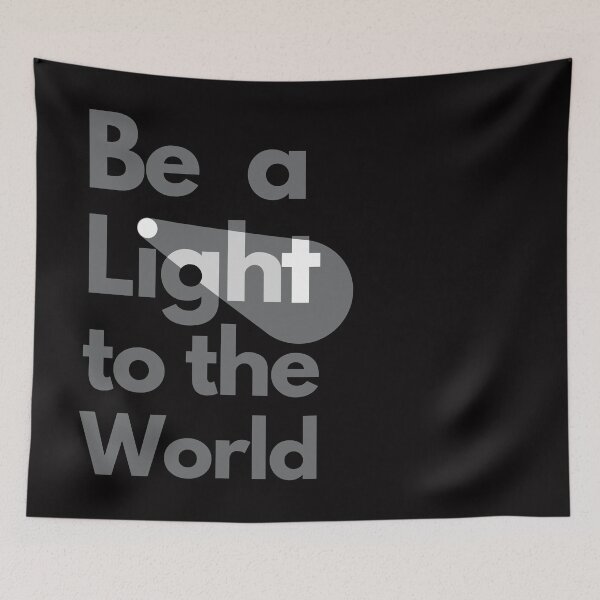 Item preview, Be a Light to the world designed and sold by Pishpunta.