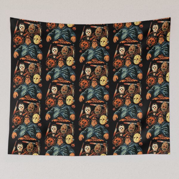 Item preview, Vintage Horror Movie Character Collection - Retro Spooky Art designed and sold by Colorful-Garden.