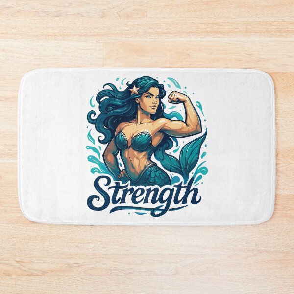 Item preview, Strong Mermaid Nix Water Woman Gift designed and sold by Pineapple-Tree.