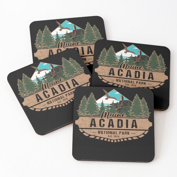 Item preview, Acadia National Park Maine USA Lighthouse Wildlife Hiking designed and sold by Gennadim.