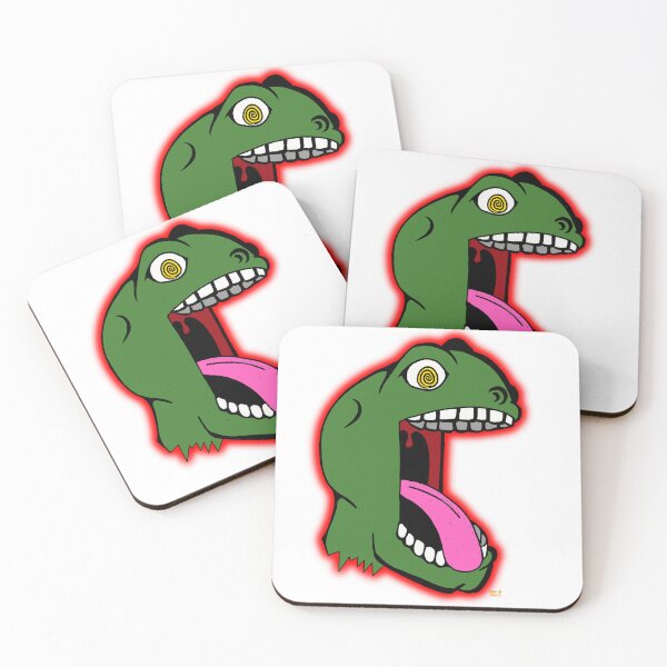 Item preview, Veneerosaurus - Green with red glow designed and sold by Brian Healey Art .