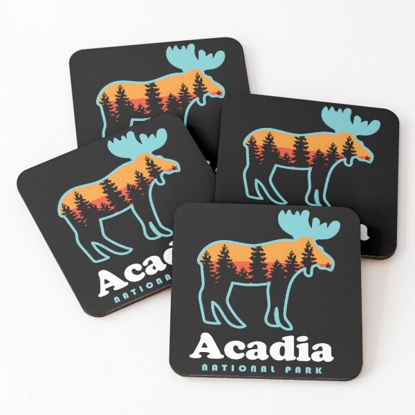 Item preview, Acadia National Park Maine Moose Hiking Camping designed and sold by Pyotsak.