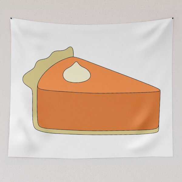 Item preview, pumpkin pie slice designed and sold by sweetb3rry.