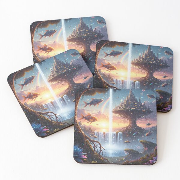 Item preview, Floating Castle and Flying Fish: Marbella Dream designed and sold by Red Ghost.