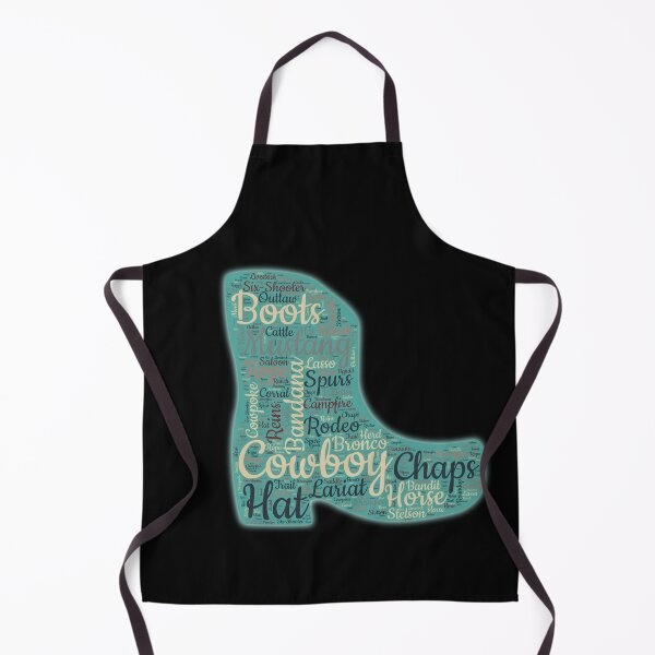 Item preview, Cowboy Boot Word Cloud Art – Western Typography designed and sold by FaeryNuff.