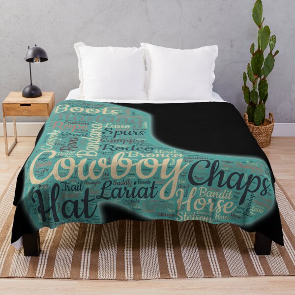 Item preview, Cowboy Boot Word Cloud Art – Western Typography designed and sold by FaeryNuff.