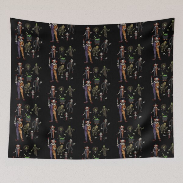Item preview, Vintage Horror Movie Character Collection - Retro Spooky Art designed and sold by Colorful-Garden.