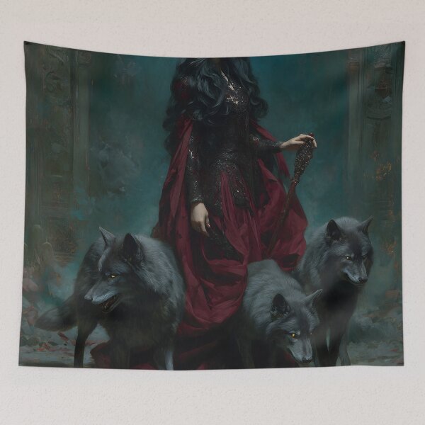 Item preview, Hecate Goddess Print, Mystical Energy, Triple Goddess Print designed and sold by Art.Fusion.Studio.