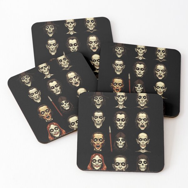 Item preview, Vintage Horror Movie Character Collection - Retro Spooky Art designed and sold by Colorful-Garden.