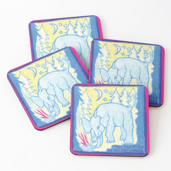 Item preview, The Glow pt. 2 The Microphones Hand Made cover art sticker - print designed and sold by syner.