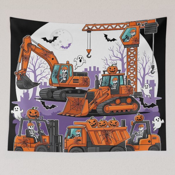 Item preview, Halloween Construction Crew designed and sold by Linework Studio.