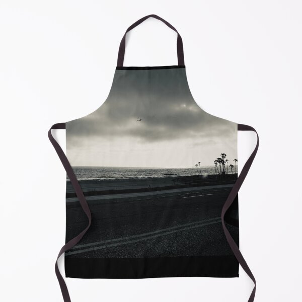Item preview, Moody Black and White Ocean View with Palm Trees designed and sold by SurgeLA.