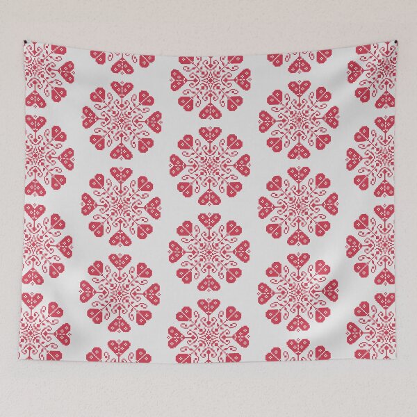 Item preview, Heart Blossom Traditional German Cross Stitch designed and sold by FlyingJackalope.