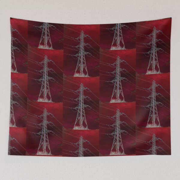 Item preview, Red Sky Pylon designed and sold by pinkal.