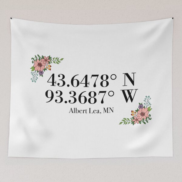 Item preview, Albert Lea, MN Coordinates designed and sold by mynameisliana.