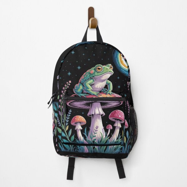 Item preview, Cosmic Frog on the Mushroom – Illustrated Night Magic designed and sold by FusiTink.