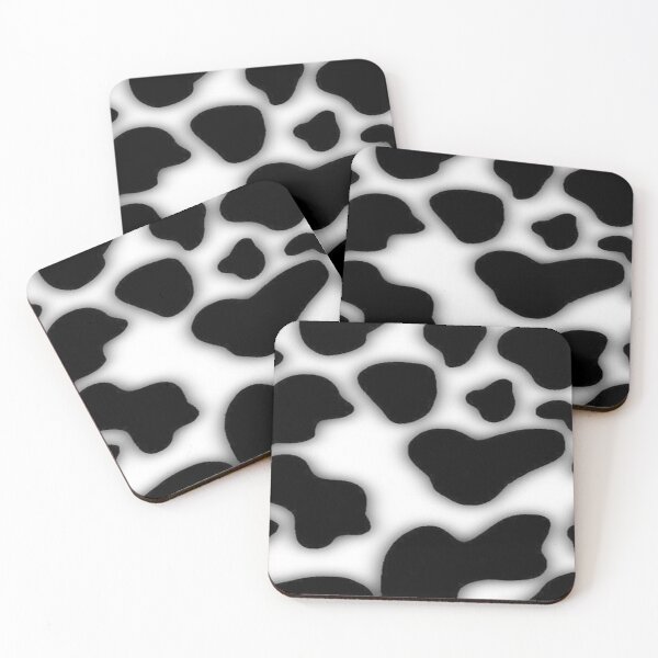 Item preview, Cow Print Pattern, Black and White Animal Skin Design designed and sold by ZagonShop.