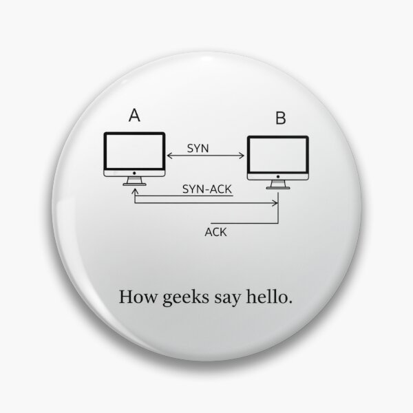 Item preview, Funny TCP Handshake T-Shirt for Network Engineer & Sysadmin Gift designed and sold by Pingi-shop.