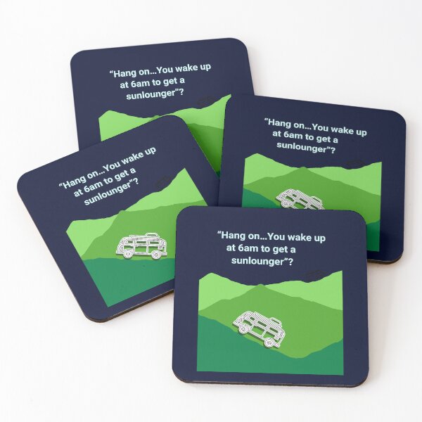 Item preview, Hang on? You fight for sunloungers? Fun design for vanlife dark version designed and sold by If a tree falls.