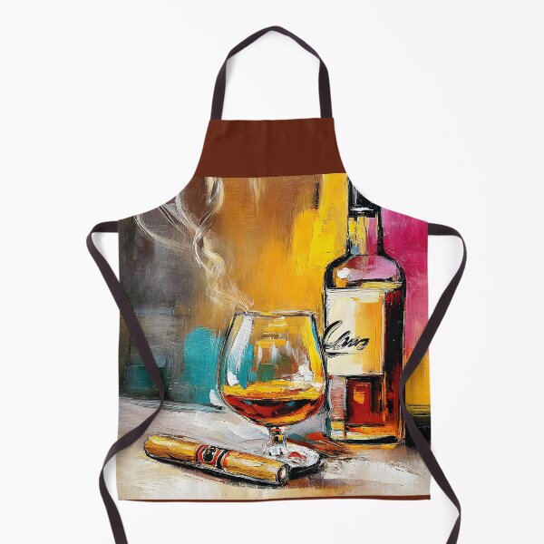 Item preview, Indulge in Smoke and Spirit - A Vibrant Abstract Celebration of Relaxation and Luxury designed and sold by OlfactoART Studio.