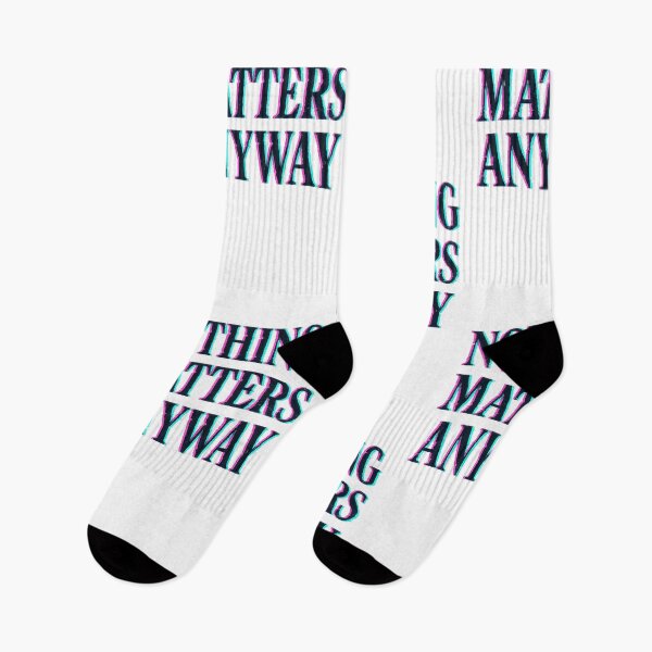 Item preview, Nothing Matters Anyway – Existential Typography designed and sold by HoopeStylee.
